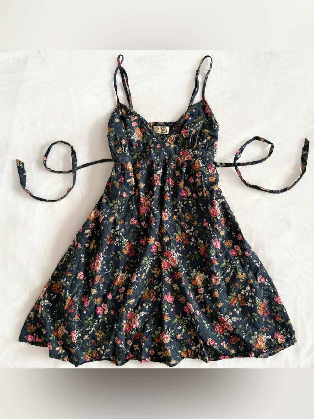 Floral midi babydoll sundress 🌺🌻
